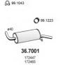 PEUGE 172447 End Silencer